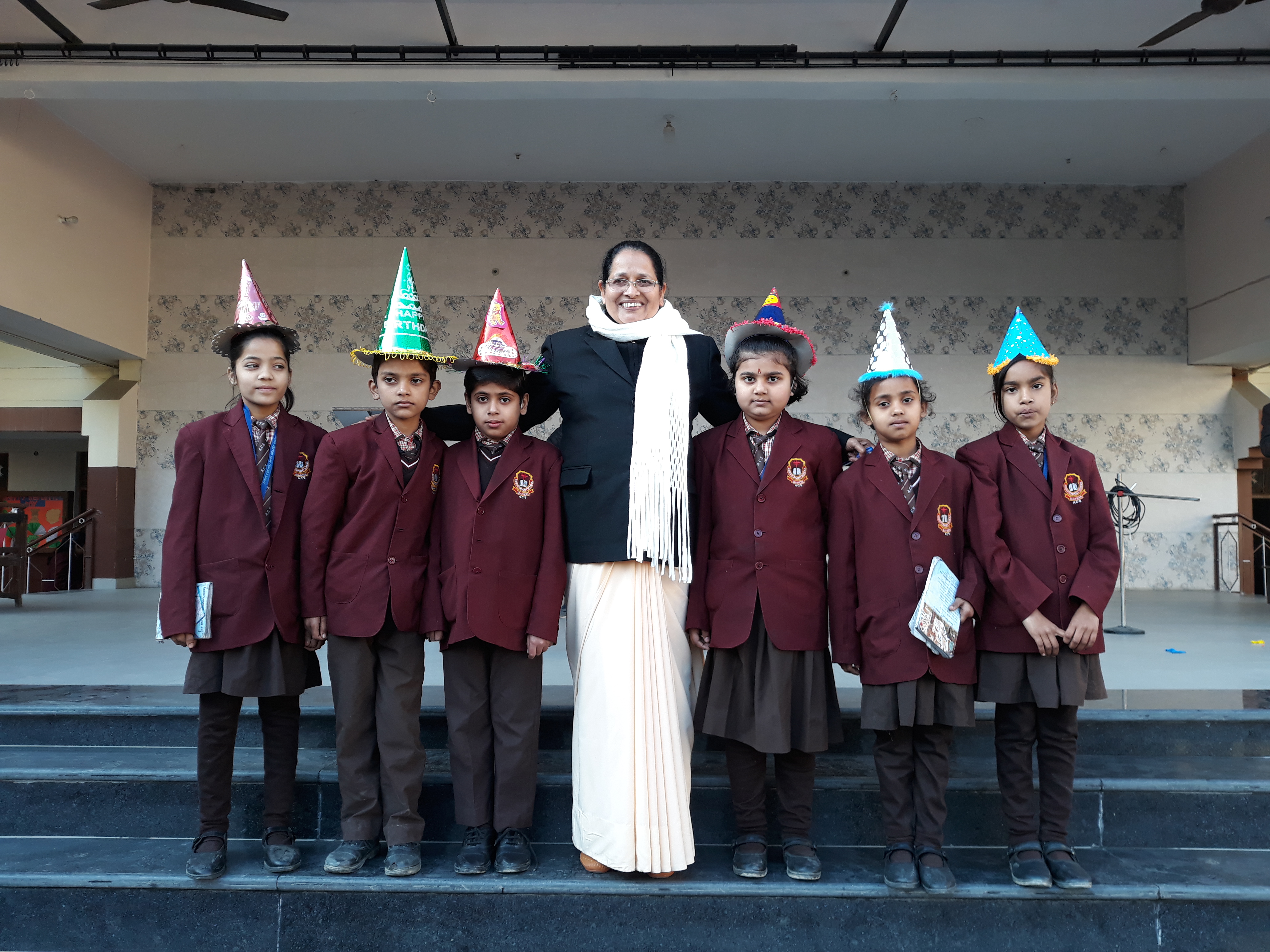 Principal's birthday celebration