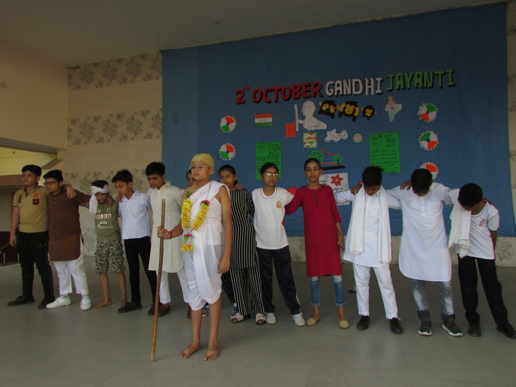Gandhi Jayanti Celebrated in Assisi Convent School, Baheri